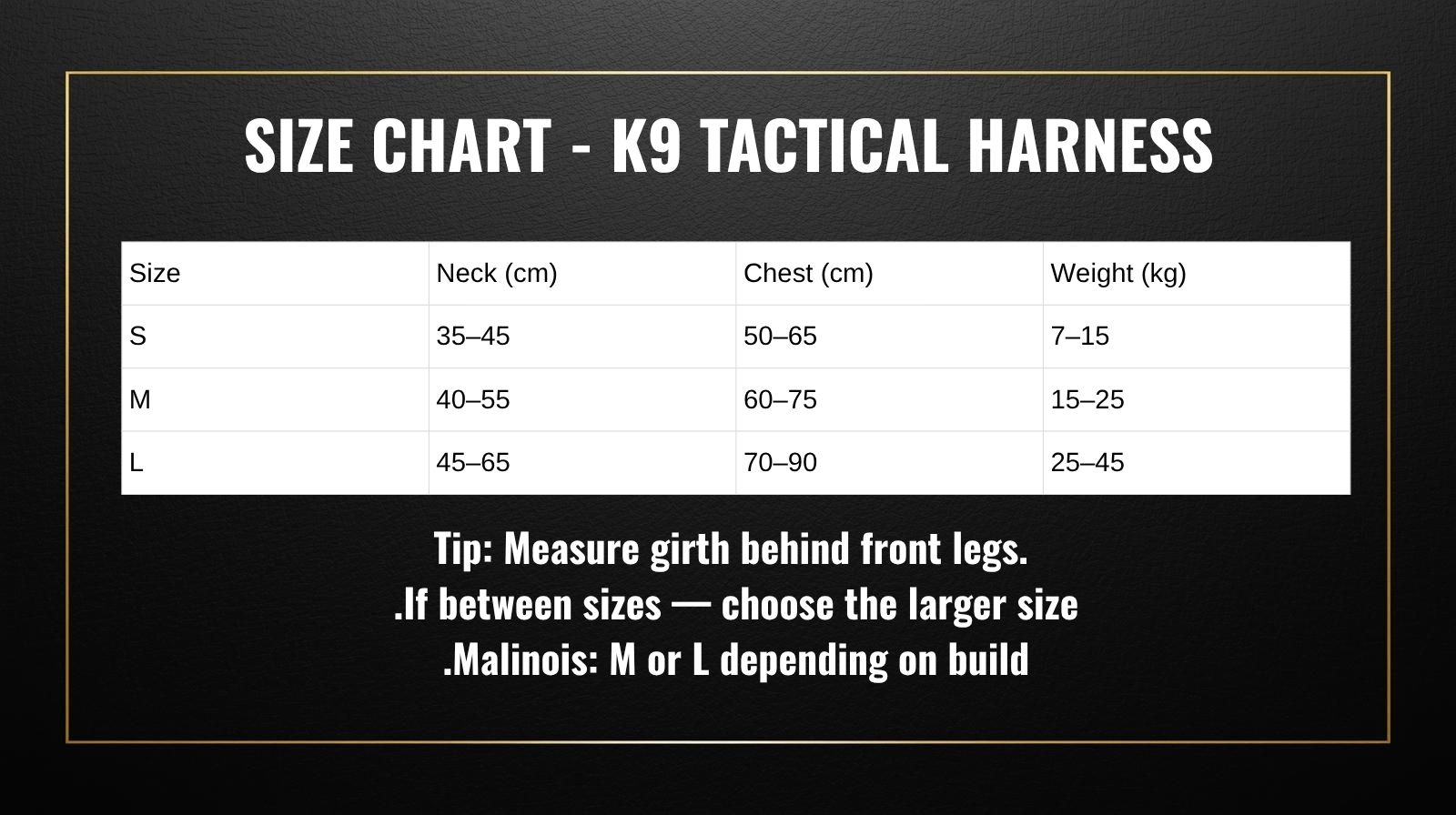 Tactical K9 Harness - Elite Edition