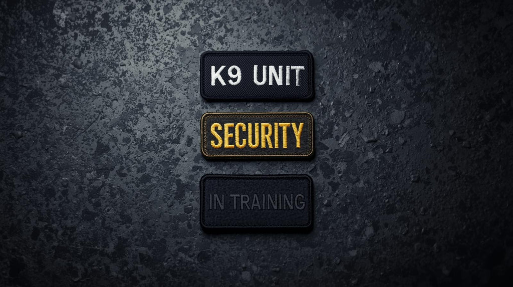 Tactical Velcro K9 Patch Set - 4 Pack