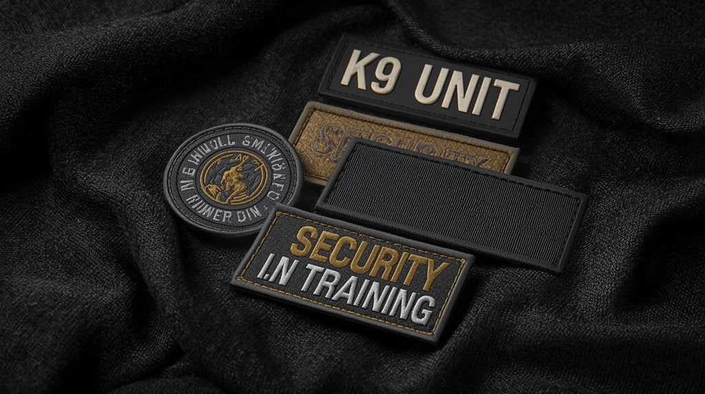 Tactical Velcro K9 Patch Set - 4 Pack